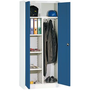 Produktbild für Mehrzweckschrank G-Office UNC.19/N, abschließbar, blau