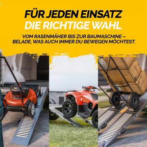 Produktbild für Auffahrrampe Monzana 108532, aus Stahl, 2 Stück