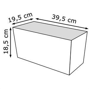 Produktbild für Blumenkasten Prosperplast Furu Case, anthrazit