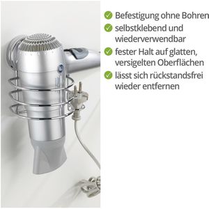 Produktbild für Haartrocknerhalter Wenko Static-Loc Plus Osimo