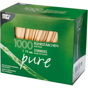 Produktbild für Rührstäbchen Papstar 87848 pure, Einweg