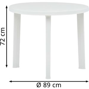 Produktbild für Gartentisch vidaXL 48805, Kunststoff
