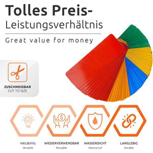 Produktbild für Magnetschilder ECENCE 41030102, 5 Farben