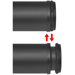 Produktbild für Tischbein vidaXL 242148, schwarz aus Metall