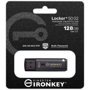 Produktbild für USB-Stick Kingston IronKey Locker+ 50 G2, 128 GB