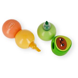 Produktbild für Textmarker Legami 3-in-1 Avocado, 3 Stück
