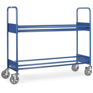 Produktbild für Reifenwagen Fetra 4588, aus Metall, blau, für 16 Reifen