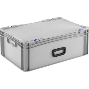 Produktbild für Eurobox Alpha-Paletten Basicline, grau, 44,2 Liter