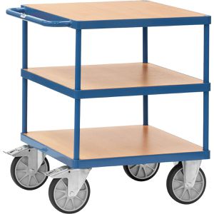 Tischwagen Fetra 2417, aus Metall & Holz