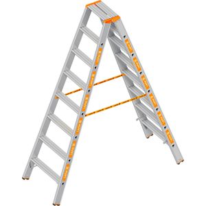 Stehleiter Layher Topic 1043, beidseitig begehbar