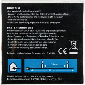 Produktbild für Lichterkette Idena 31091, Korkenlicht, 10 LED, innen