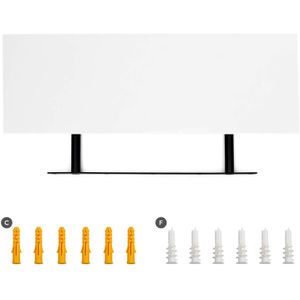 Produktbild für Wandregal Vasagle LWS26WT, weiß