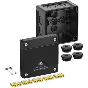 Abzweigdose Spelsberg Abox Pro 025-2,5²/sw, wasserdicht IP66