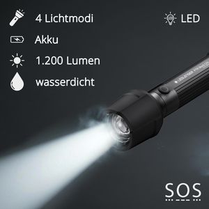 Produktbild für Taschenlampe Ledlenser P7R Work UV, LED, aufladbar
