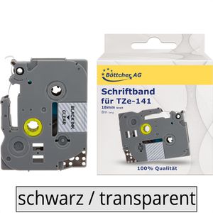 Schriftband Böttcher-AG für Brother TZe-141, 18mm