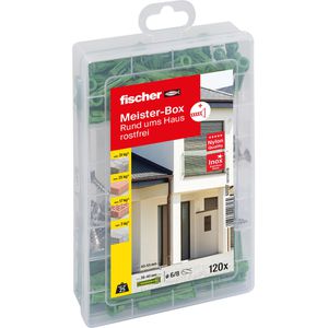 Produktbild für Schrauben-Dübel-Set Fischer 531227, Rund ums Haus