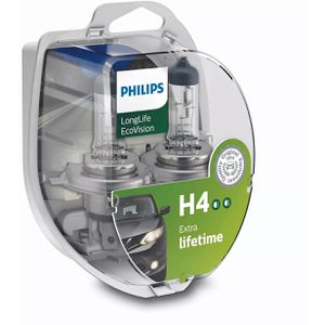 Produktbild für Auto-Lampe Philips LongLife EcoVision, 3100 Kelvin, H4