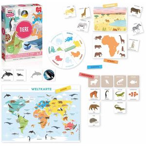 Produktbild für Lernspiel Jumbo Ich lerne Entdecken - Tiere