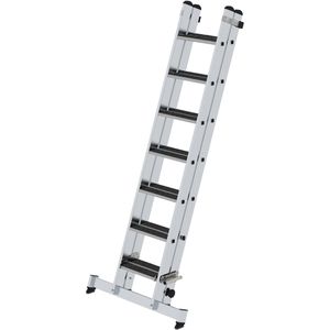 Produktbild für Schiebeleiter MUNK 40670, 2 x 7 Stufen + clip-step R13