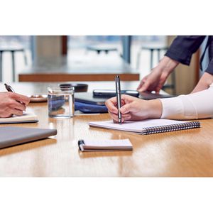 Produktbild für Füller Parker IM Monochrome Blue PVD, Feder M