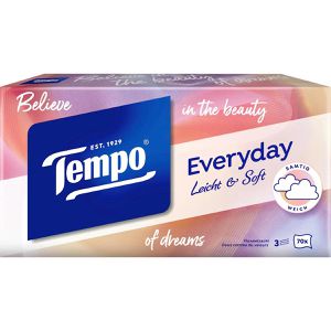 Produktbild für Taschentücher Tempo Everyday, Leicht &amp; Soft, Box