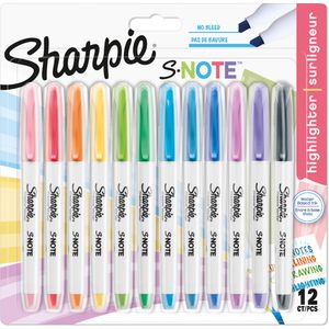 Produktbild für Textmarker Sharpie S-Note, 12 Stück