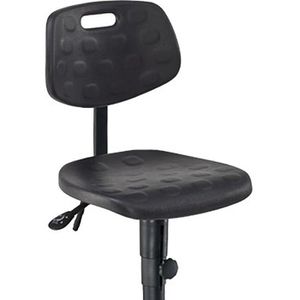 Produktbild für Arbeitsstuhl meychair W2-H-PU-FS6, schwarz