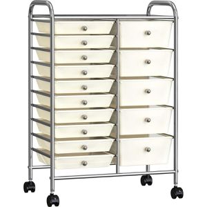 Schubladenwagen vidaXL 320408, mit 15 Schubladen
