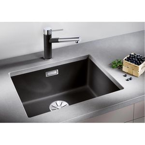 Produktbild für Spülbecken BLANCO SUBLINE 500-U, Einzelbecken, schwarz