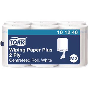 Putztuchrolle Tork Advanced, 101240, M2, aus Zellstoff, weiß