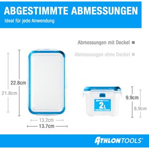Produktbild für Frischhaltedose ATHLON-TOOLS C4120, aus Kunststoff