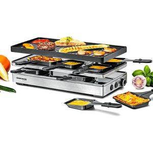 Raclette-Grill Rommelsbacher RCP 1800, für 8 Personen
