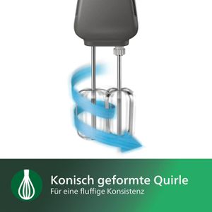 Produktbild für Handmixer Philips Series 5000, HR3741/00, 5 Geschwindigkeiten