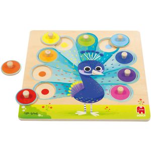 Produktbild für Motorikspielzeug Goula 453060, Pfau