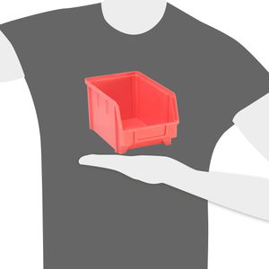 Produktbild für Sichtlagerkasten Hünersdorff 653100, Größe 3