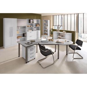 Produktbild für Rollladenschrank Hammerbacher Solid, aus Holz