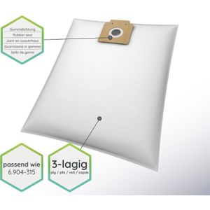 Produktbild für Staubsaugerbeutel McFilter KA 13, 10 Stück