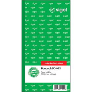Produktbild für Bonbuch Sigel BO095, nummeriert, selbstdurchschreibend