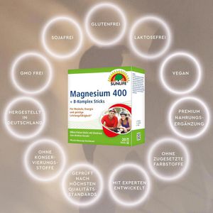 Produktbild für Magnesium SUNLIFE 400, Granulat, 20 Portionen