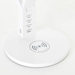 Produktbild für Schreibtischlampe Brilliant Kaila, weiß, LED, dimmbar