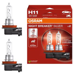 Auto-Lampe OSRAM Night Breaker Silver, 3200 Kelvin, H11