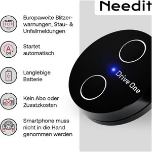 Produktbild für Radarwarner Needit Drive One 2, 7510, mit Batterie