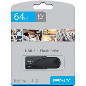 Produktbild für USB-Stick PNY Attaché 4, FD64GATT431KK-EF, 64 GB