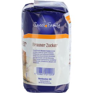 Produktbild für Zucker Sweet-Family brauner Kristallzucker