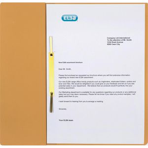 Produktbild für Einhakhefter Elba 22451 GB, A4, gelb