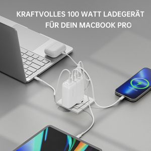 Produktbild für USB-Ladegerät 4smarts GaN Flex Pro, 100 Watt