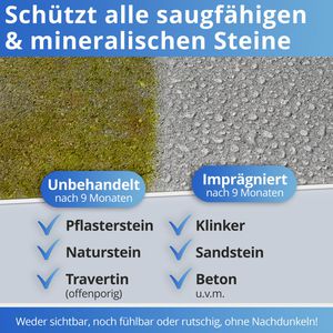 Produktbild für Steinimprägnierung Nanoprotect Konzentrat ca 120m²