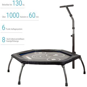 Produktbild für Fitness-Trampolin Hammer-Sport Cross Jump, 120kg