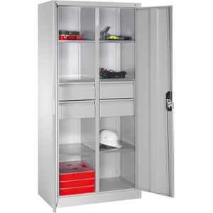 Produktbild für Werkzeugschrank CP-Möbel 8921-3042, aus Metall, lichtgrau
