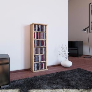 Produktbild für CD-Regal VCM Vostan, 25248, sonoma eiche